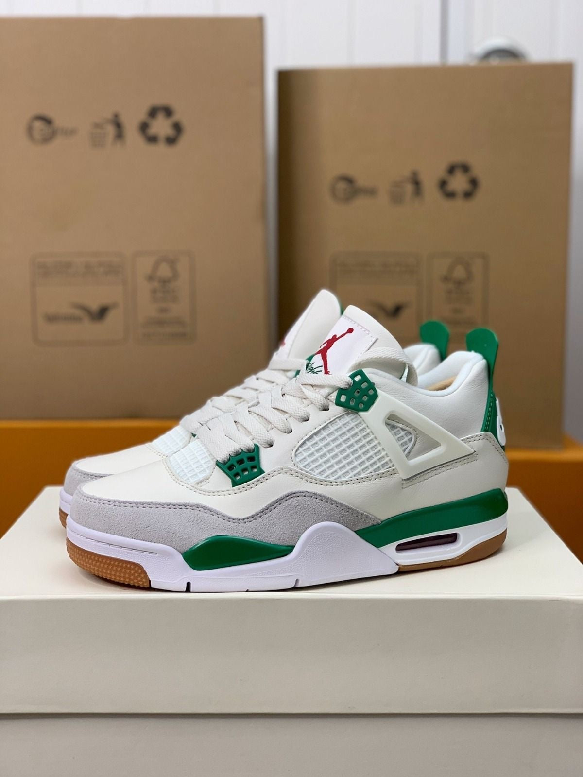 Jordan 4 Retro Blanco/Verde